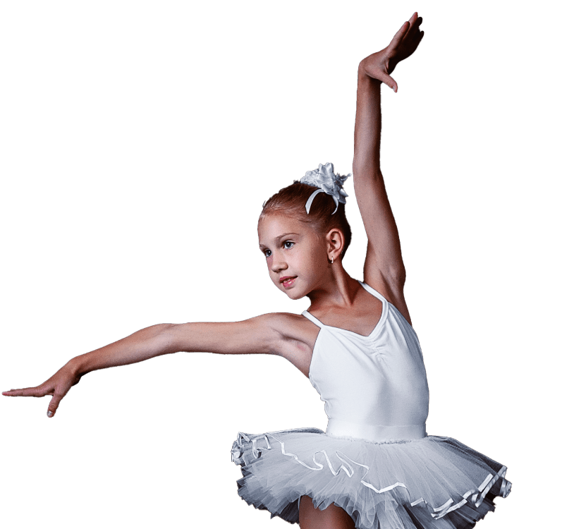 ballet dancer holding out arms