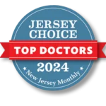 Jersey Choice Top Doctors 2024 Award by New Jersey Monthly